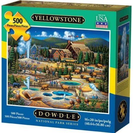 Yellowstone National Park - 500pc Jigsaw Puzzle by Dowdle  			  					NEW - image 1