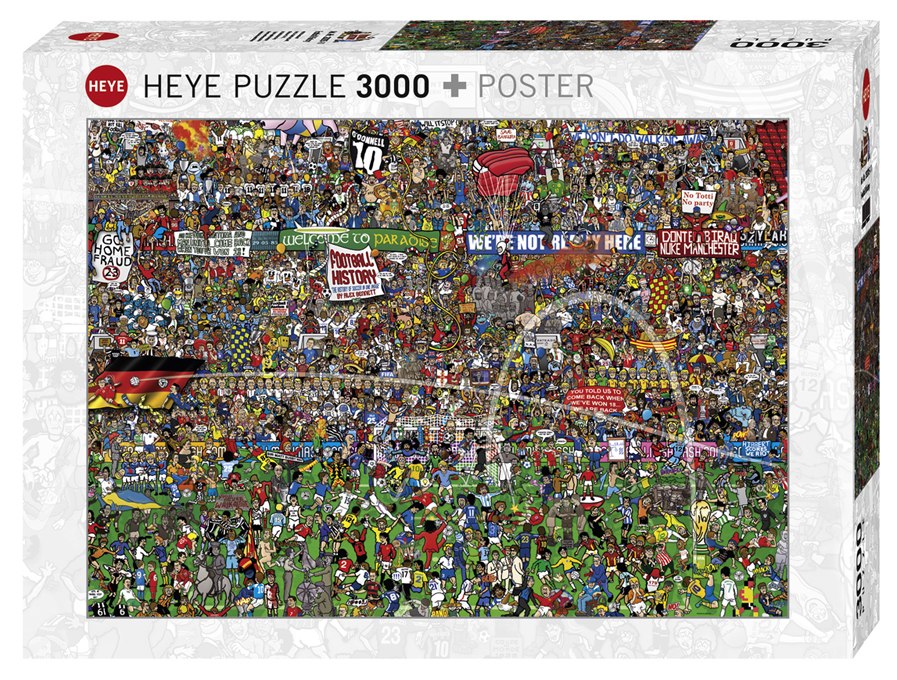 Football History - 3000pc Jigsaw Puzzle By Heye  			  					NEW - image 1