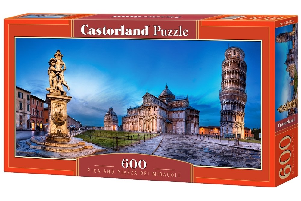 Pisa and Piazza dei Miracoli - 600pc Jigsaw Puzzle By Castorland  			  					NEW - image 1