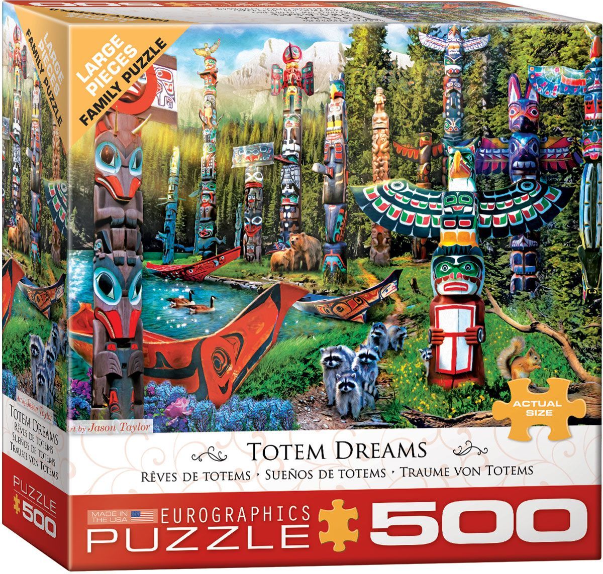 Totem Dreams - 500pc Jigsaw Puzzle by Eurographics  			  					NEW - image 1