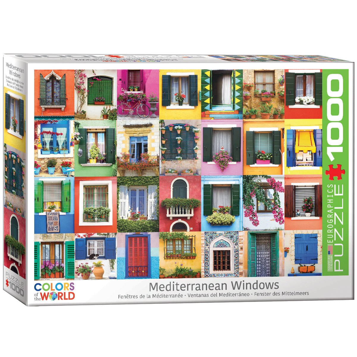 Mediterranean Windows - 1000pc Jigsaw Puzzle by Eurographics  			  					NEW - image 3