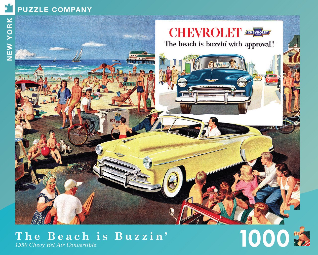 Beach is Buzzin' - 1000pc Jigsaw Puzzle by New York Puzzle Company - image 1