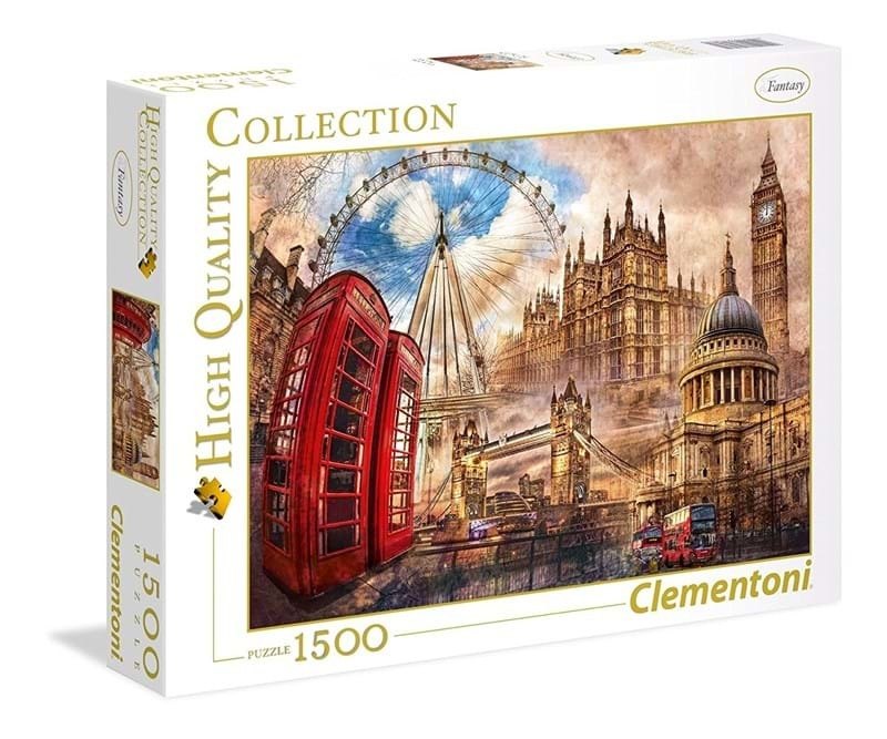 Vintage London - 1500pc Jigsaw Puzzle by Clementoni  			  					NEW - image 3