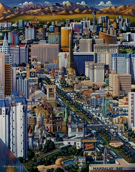 Las Vegas - 500pc Jigsaw Puzzle by Dowdle