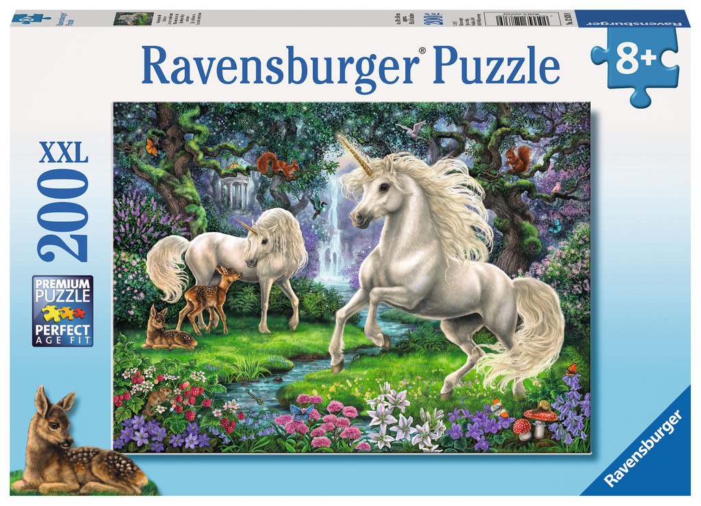 Mystical Unicorns - 200pc Jigsaw Puzzle By Ravensburger  			  					NEW - image 1