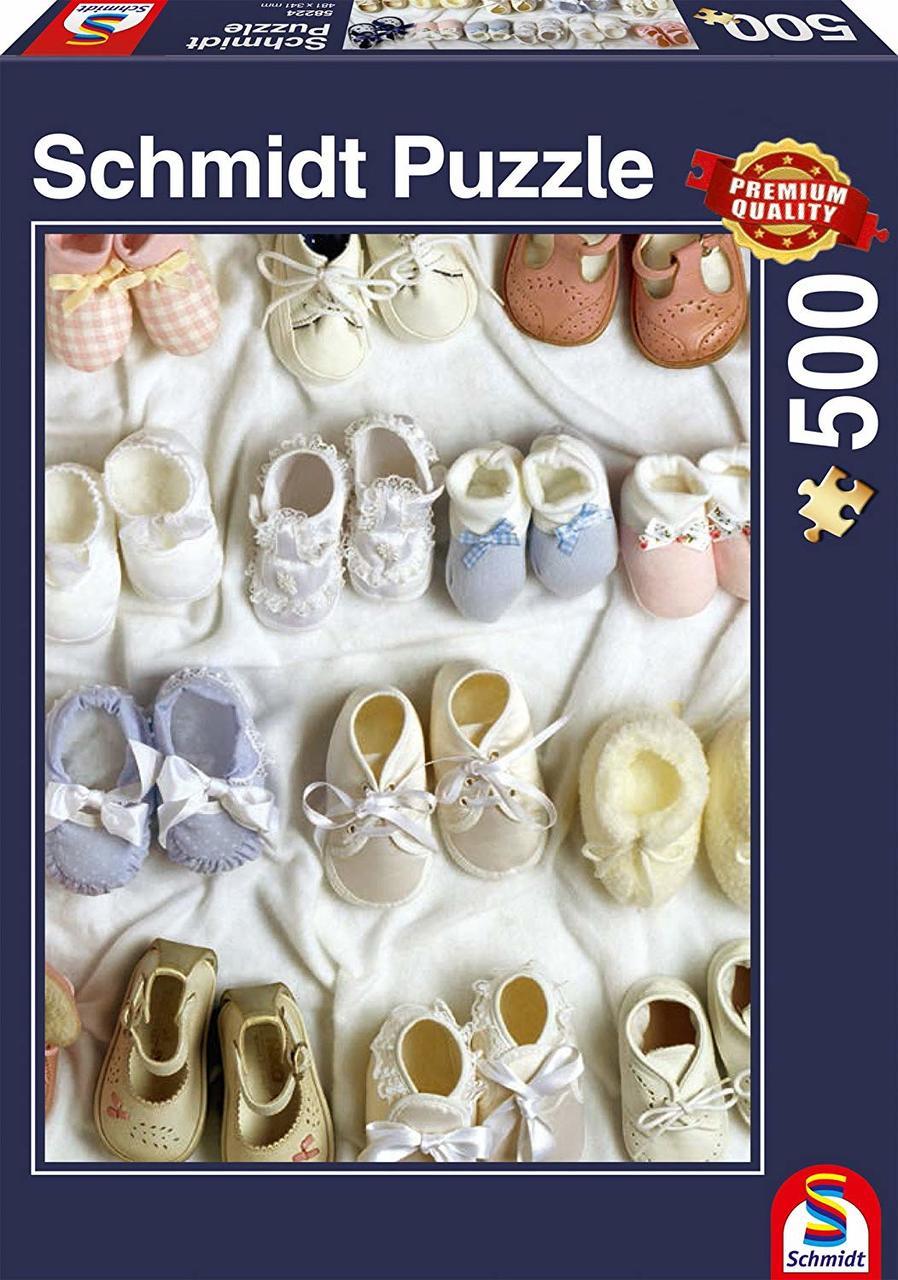 Baby Shoes - 500pc Jigsaw Puzzle by Schmidt  			  					NEW - image 1