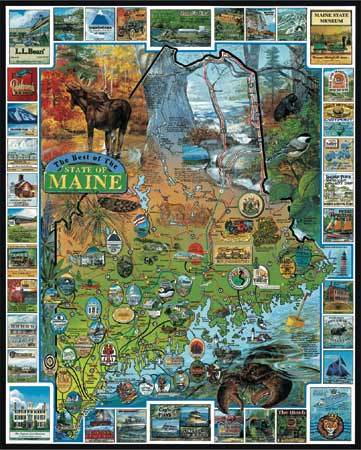 Best of Maine - 1000pc Jigsaw Puzzle By White Mountain
