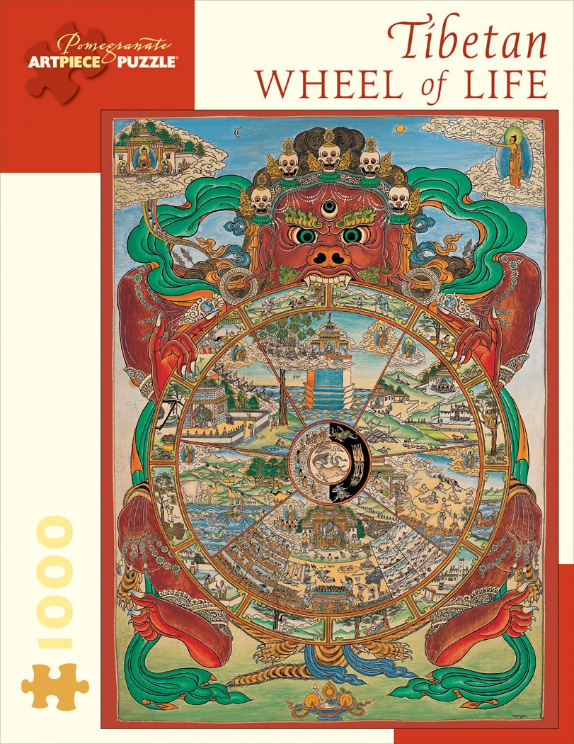 Tibetan Wheel Of Life - 1000pc Jigsaw Puzzle by Pomegranate