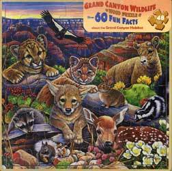 Grand Canyon Animals - 48pc Jigsaw Puzzle by Masterpieces