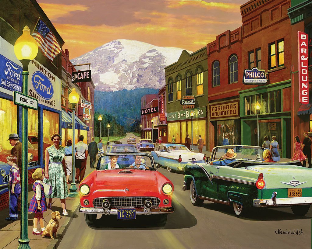 Main Street  - 1000pc Jigsaw Puzzle by White Mountain