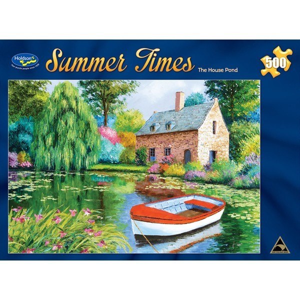 Summer Times: The House Pond - 500pc Jigsaw Puzzle by Holdson  			  					NEW - image 1