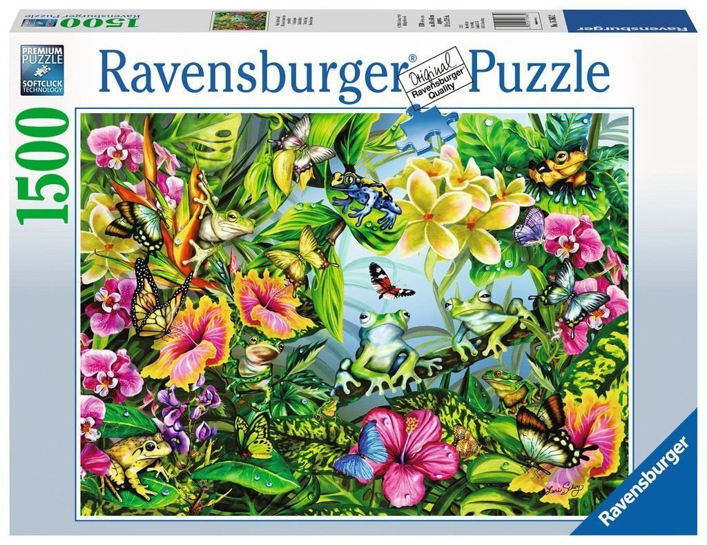 Find the Frogs - 1500pc Jigsaw Puzzle by Ravensburger  			  					NEW - image 1