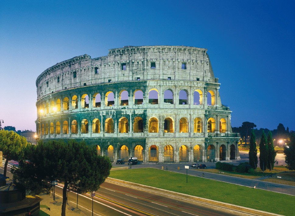 Roma Colosseo - 1000pc Jigsaw Puzzle by Clementoni