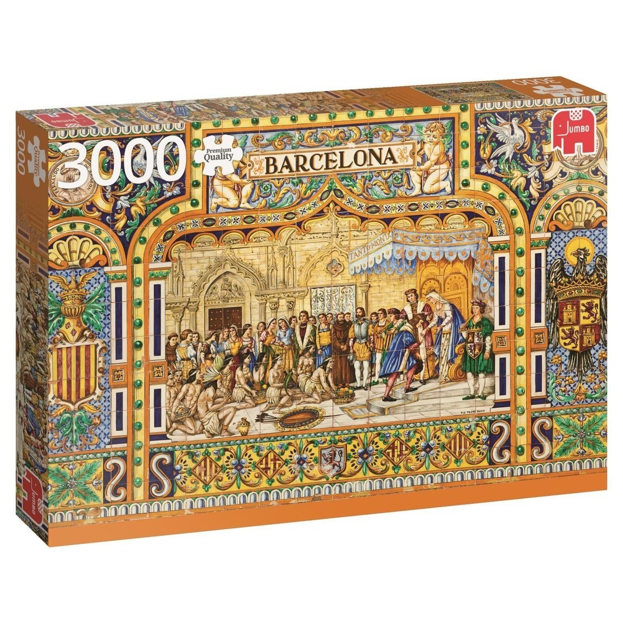 Tiles of Barcelona - 3000pc Jigsaw Puzzle By Jumbo  			  					NEW - image 1