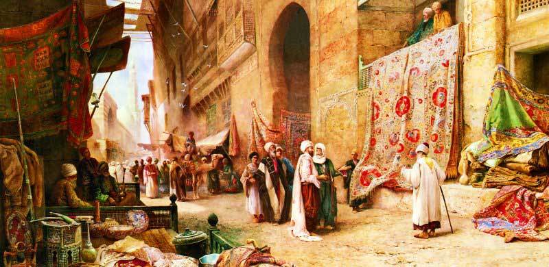 Carpet Bazaar in Cairo - 1500pc Jigsaw Puzzle by Anatolian