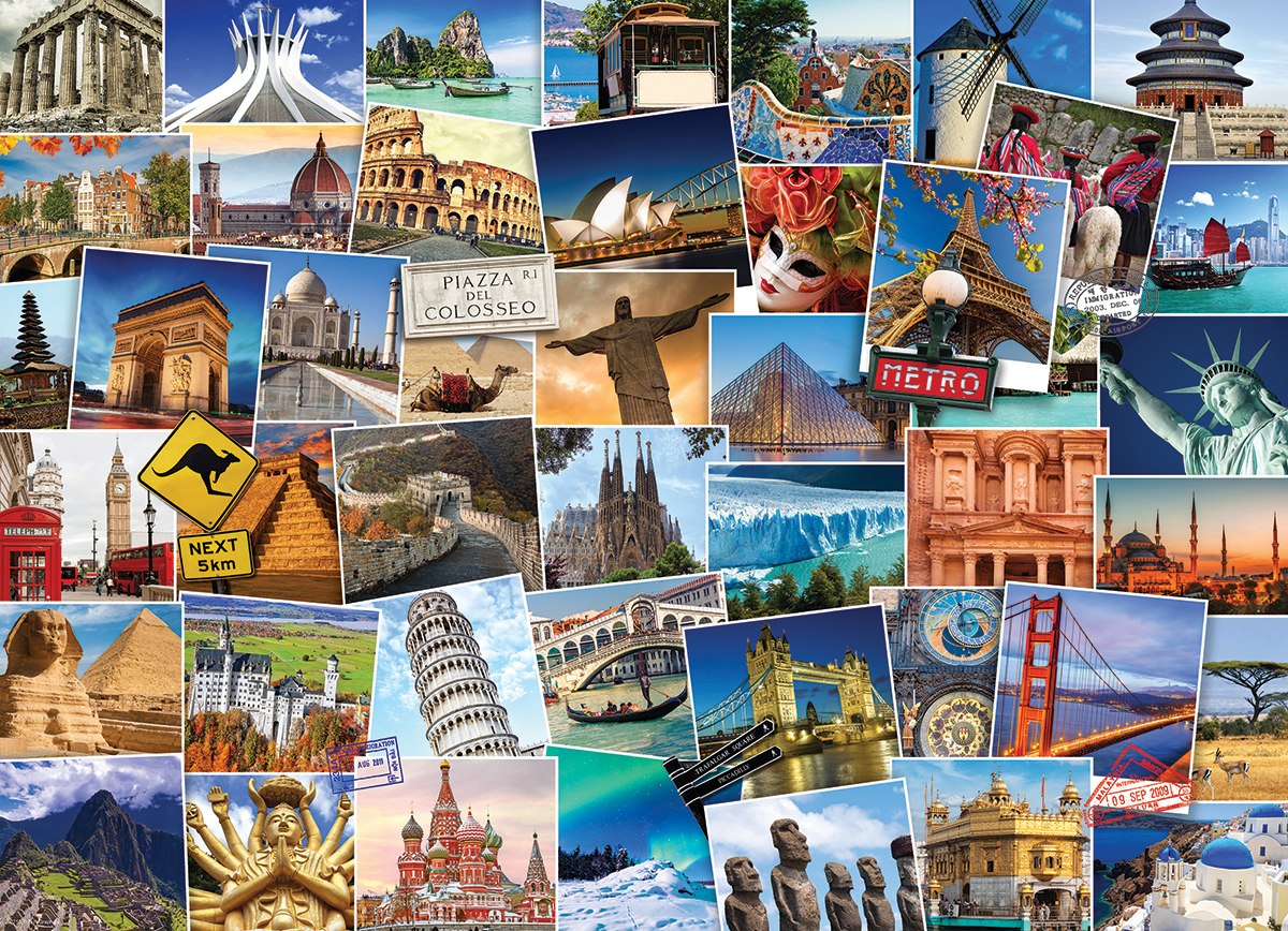 World Globetrotter - 1000pc Jigsaw Puzzle by EuroGraphics