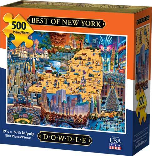 Best of New York - 500pc Jigsaw Puzzle by Dowdle  			  					NEW - image 1