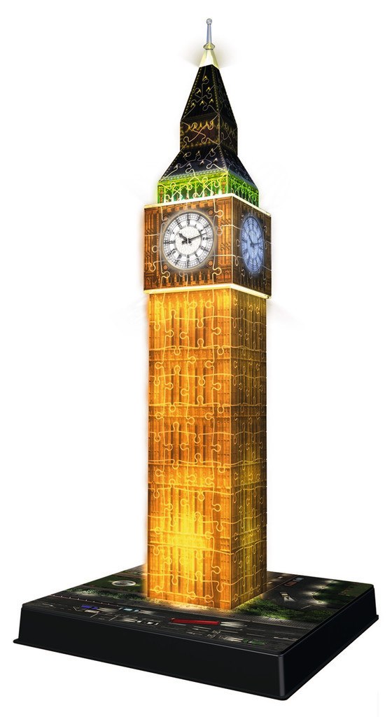 Big Ben: Night Edition - 216pc 3D Jigsaw Puzzle By Ravensburger