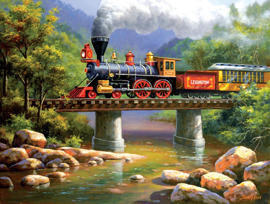 The Lexington Express - 500pc Jigsaw Puzzle by Sunsout