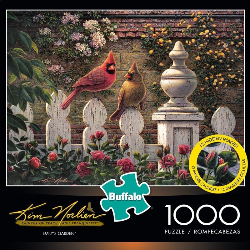 Kim Norlien: Emily's Garden - 1000pc Jigsaw Puzzle by Buffalo Games - image 1