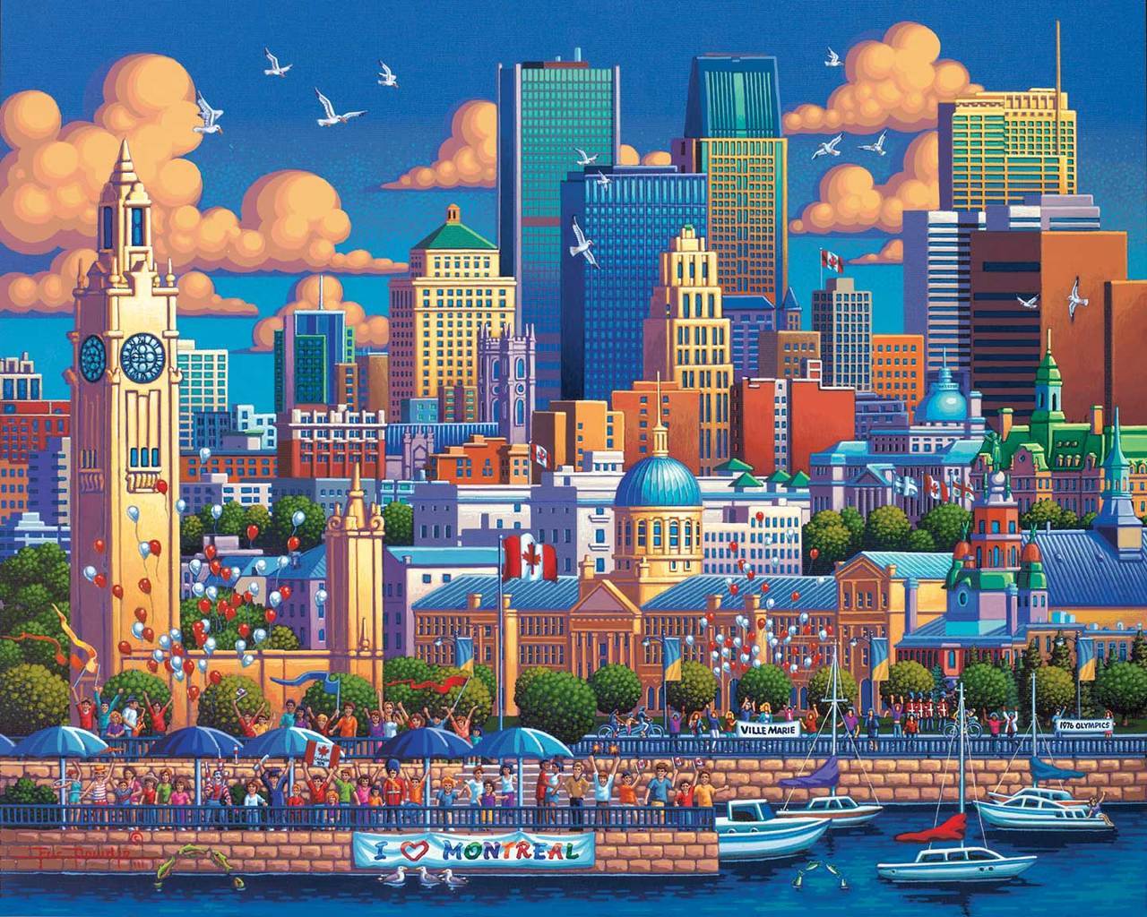Montreal - 1000pc Jigsaw Puzzle by Dowdle  			  					NEW