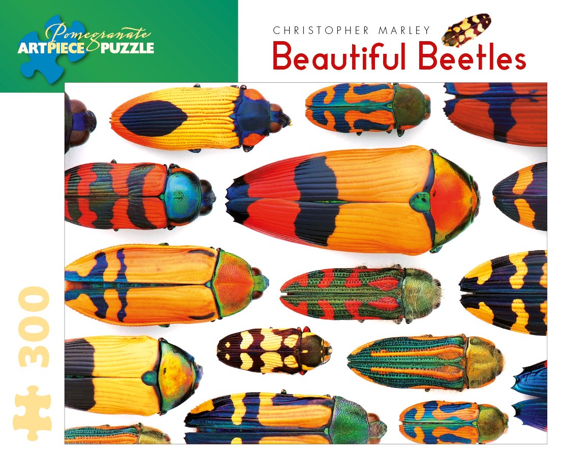 Marley: Beautfiul Beetles - 300pc Large Format Jigsaw Puzzle by Pomegranate