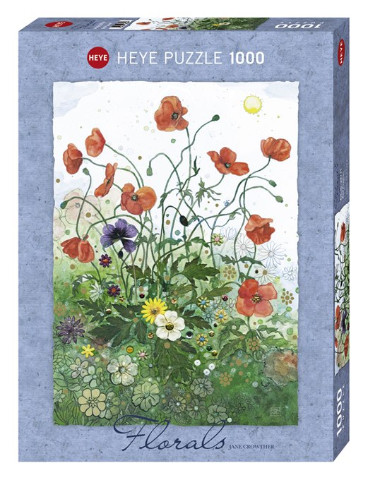 Red Poppies - 1000pc Jigsaw Puzzle By Heye  			  					NEW - image 1