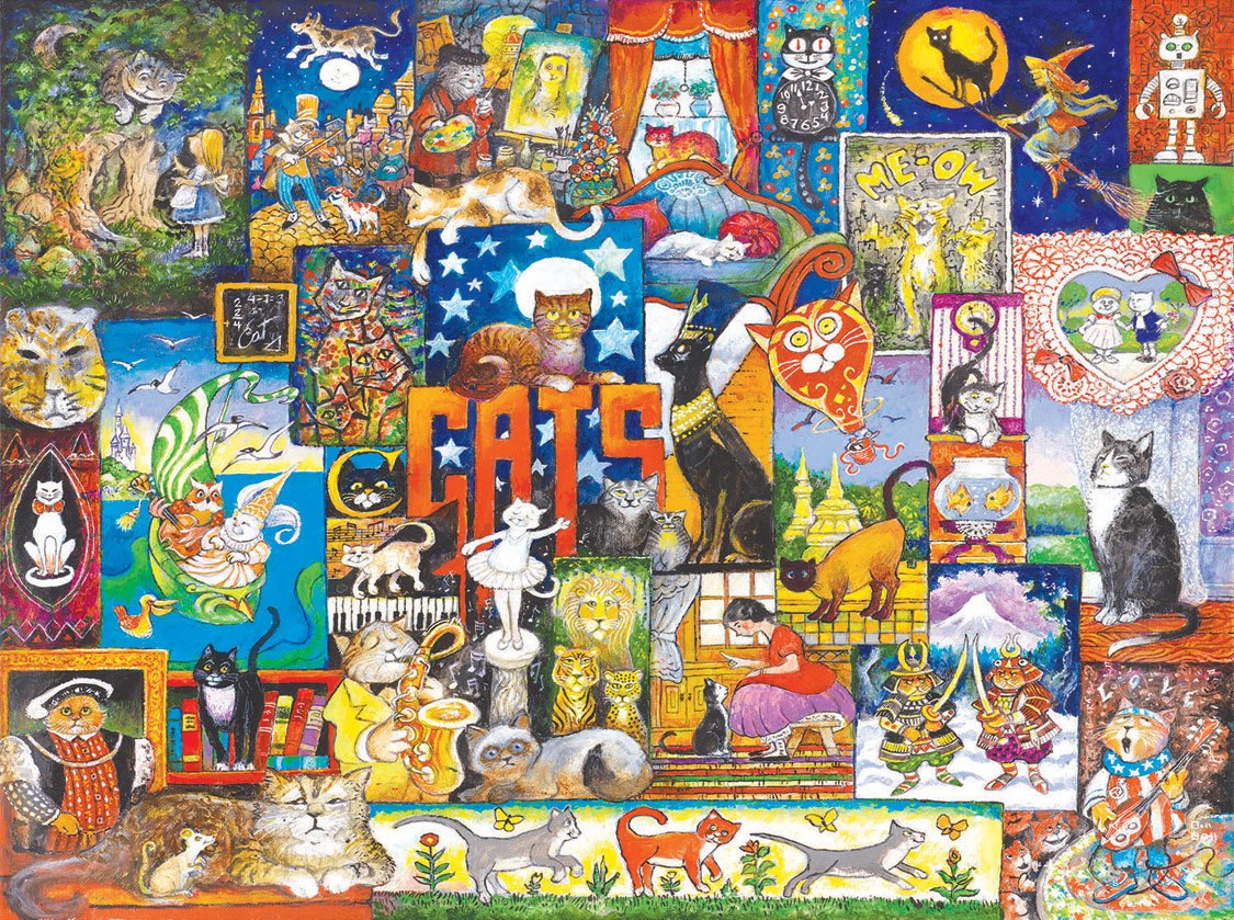 World of Cats - 1000pc Jigsaw Puzzle by SunsOut