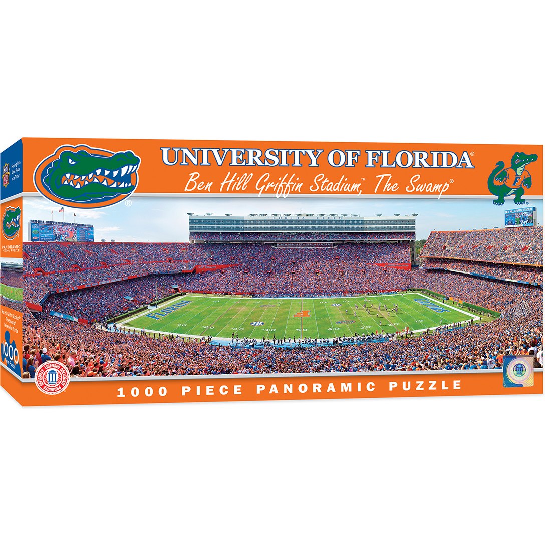 University of Florida: The Swamp - 1000pc Panoramic Jigsaw Puzzle by Masterpieces - image 2