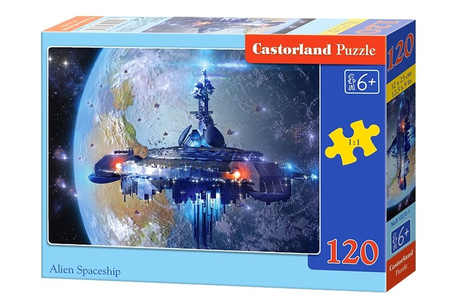 Alien Spaceship - 120pc Jigsaw Puzzle By Castorland - image 1