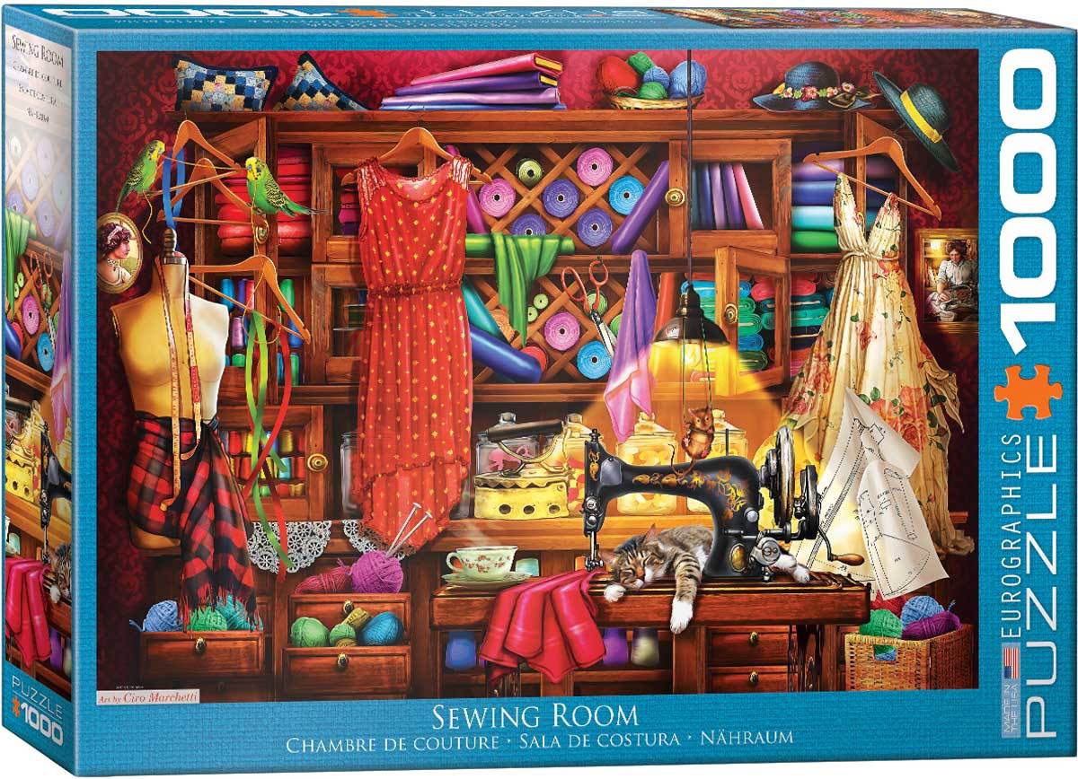 Sewing Room - 1000pc Jigsaw Puzzle by Eurographics  			  					NEW - image 3