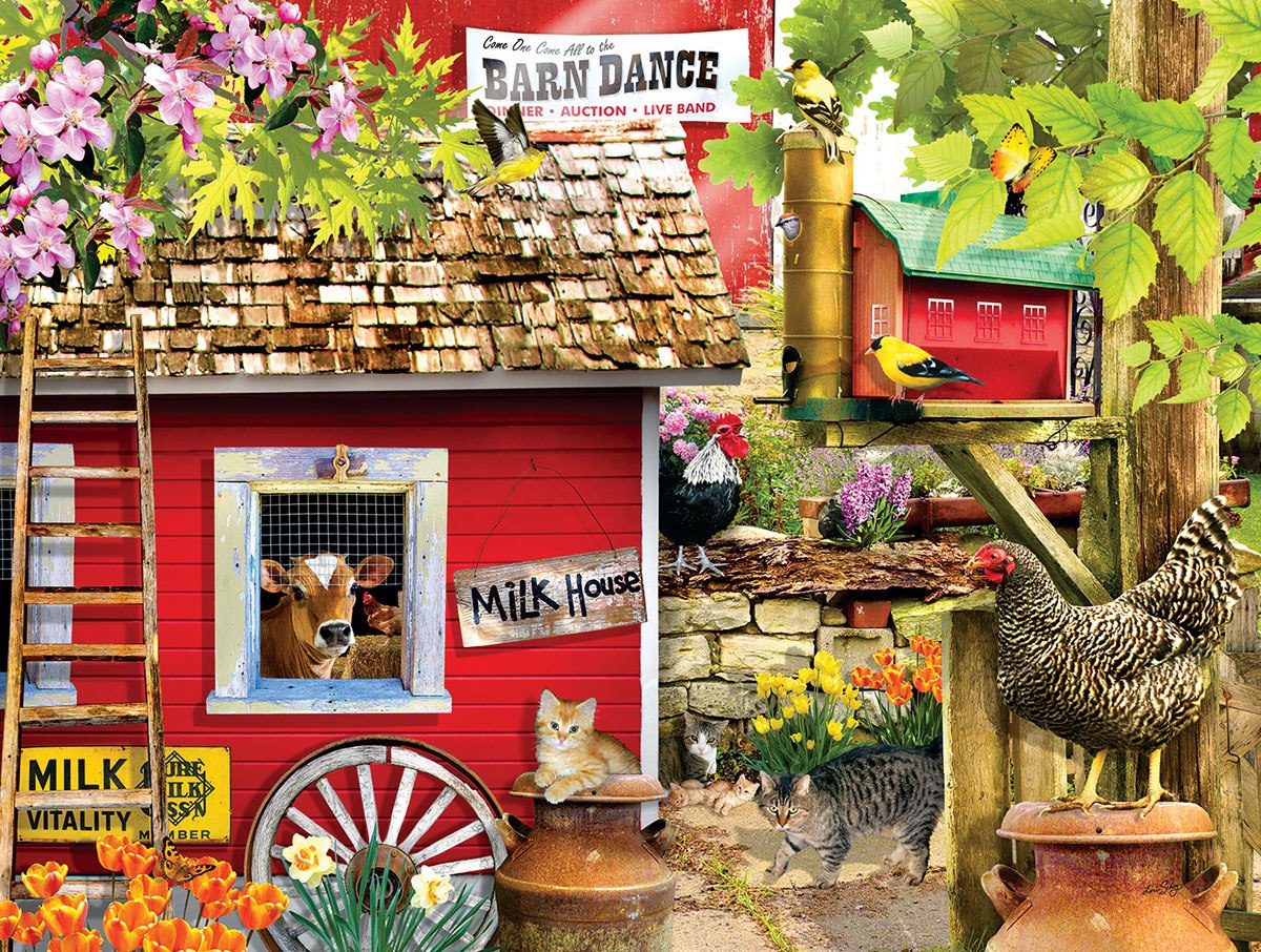 The Milk House - 1000pc Jigsaw Puzzle By Sunsout  			  					NEW