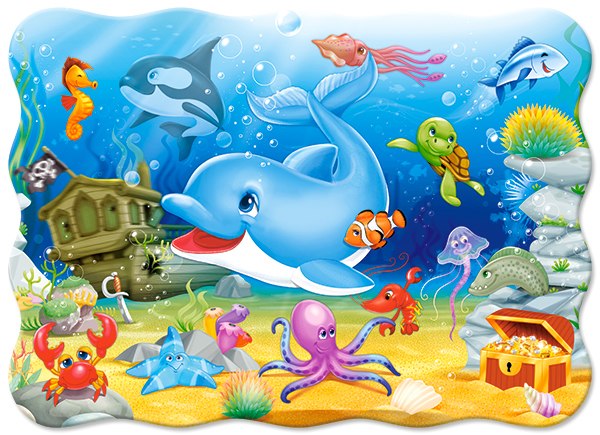 Underwater Friends - 30pc Jigsaw Puzzle By Castorland  			  					NEW