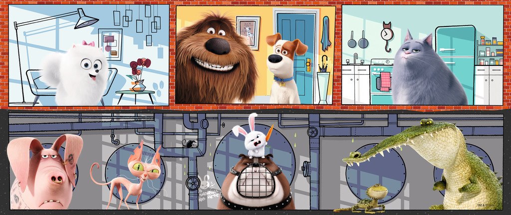 Secret Life of Pets - 200pc Panorama Puzzle By Ravensburger