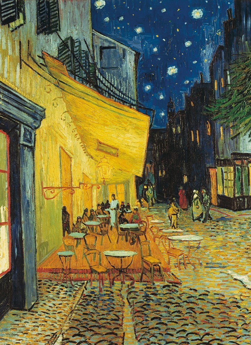 Van Gogh: Cafe Terrace - 1000pc Jigsaw Puzzle by Clementoni