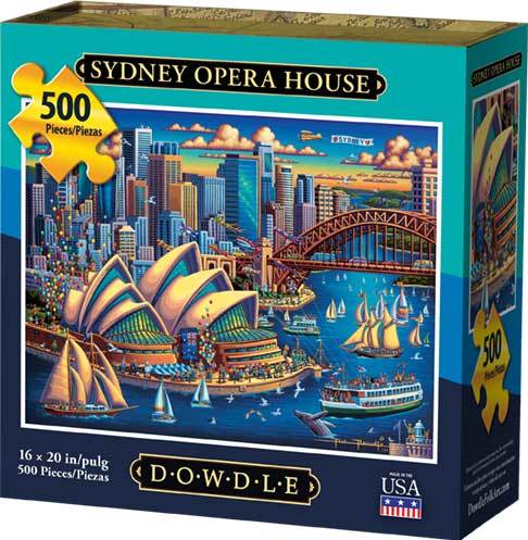 Sydney Opera House - 500pc Jigsaw Puzzle by Dowdle  			  					NEW - image 1