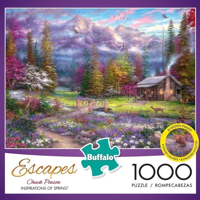 Chuck Pinson Escapes: Inspirations of Spring - 1000pc Jigsaw Puzzle by Buffalo Games - image 1