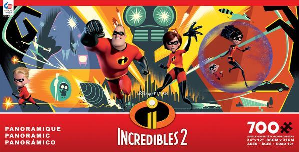 Disney: Incredibles 2 - 700pc Panoramic Jigsaw Puzzle by Ceaco  			  					NEW - image 3