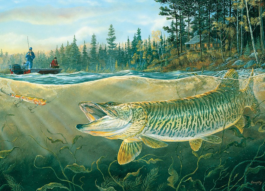 Muskie Bay - 1000pc Jigsaw Puzzle by Cobble Hill