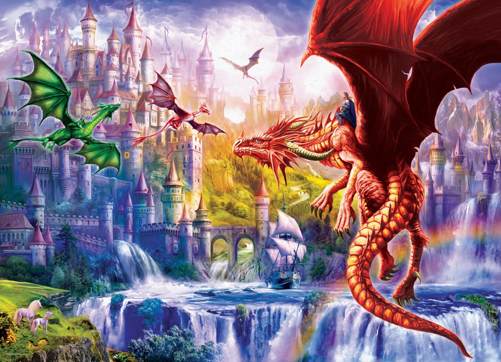 Dragon Kingdom - 500pc Jigsaw Puzzle by Eurographics  			  					NEW