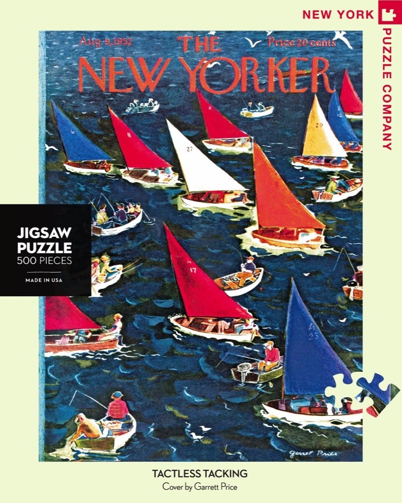 Tactless Tacking - 500pc Jigsaw Puzzle by New York Puzzle Company  			  					NEW - image 1