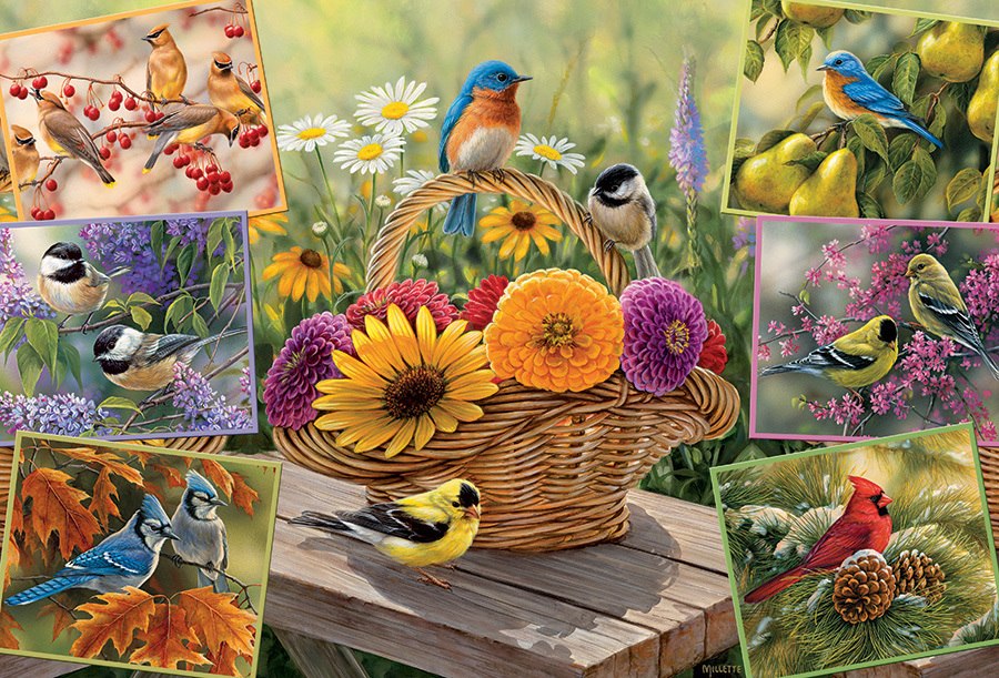 Rosemary's Birds - 2000pc Jigsaw Puzzle by Cobble Hill