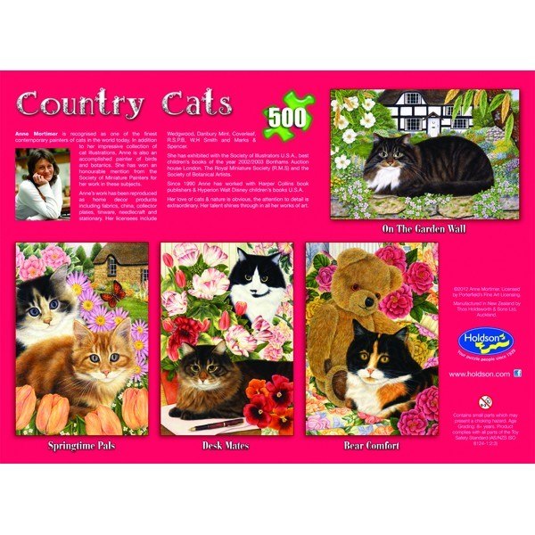 Country Cats: Springtime Pals - 500pc Jigsaw Puzzle by Holdson  			  					NEW - image 2