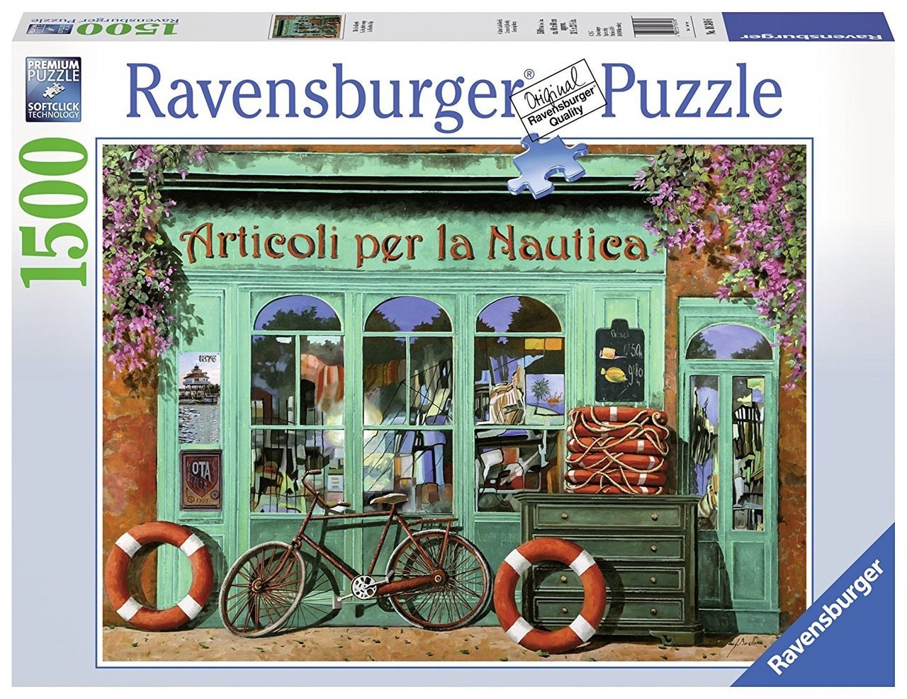 The Red Bicycle - 1500pc Jigsaw Puzzle by Ravensburger  			  					NEW - image 1