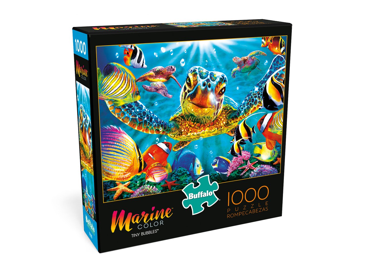 Marine Color: Tiny Bubbles - 1000pc Jigsaw Puzzle by Buffalo Games  			  					NEW - image 2