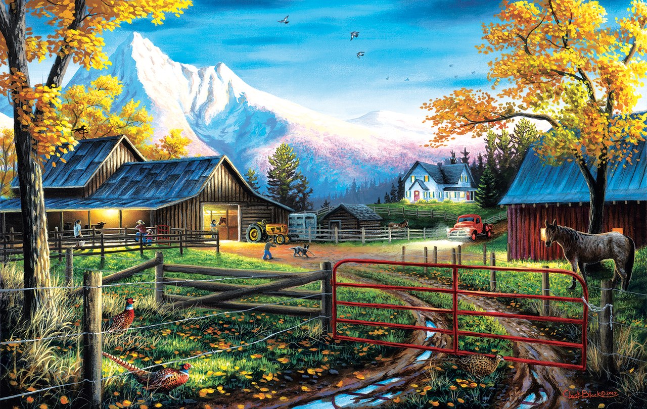 Western Lifestyle - 550pc Jigsaw Puzzle By Sunsout  			  					NEW