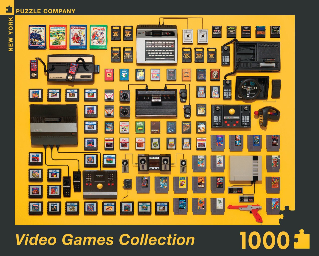 Video Games Collection - 1000pc Jigsaw Puzzle by New York Puzzle Company - image 1