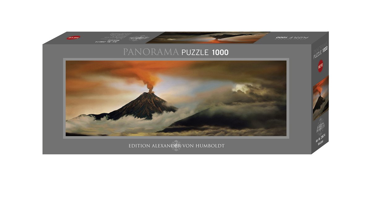 Volcano - 1000pc Panoramic Jigsaw Puzzle By Heye  			  					NEW - image 1