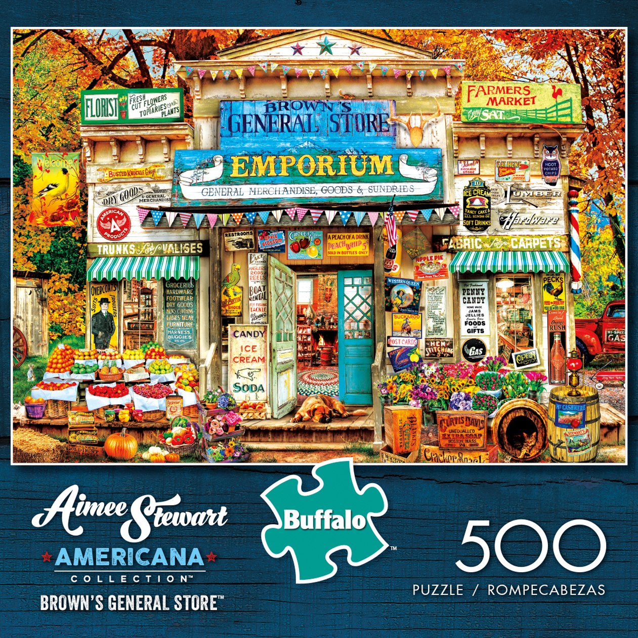 Brown's General Store - 500pc Jigsaw Puzzle By Buffalo Games - image 1