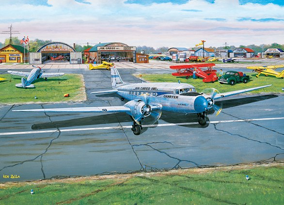 Municipal Airport - 1000pc Jigsaw Puzzle By Cobble Hill